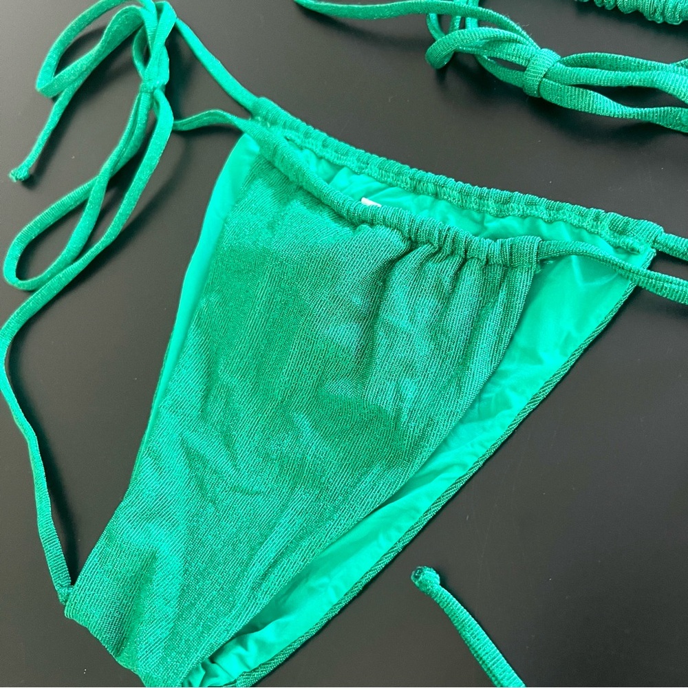 Mc2 Saint Barth Green String Bikini Swimsuit Gree… - image 3